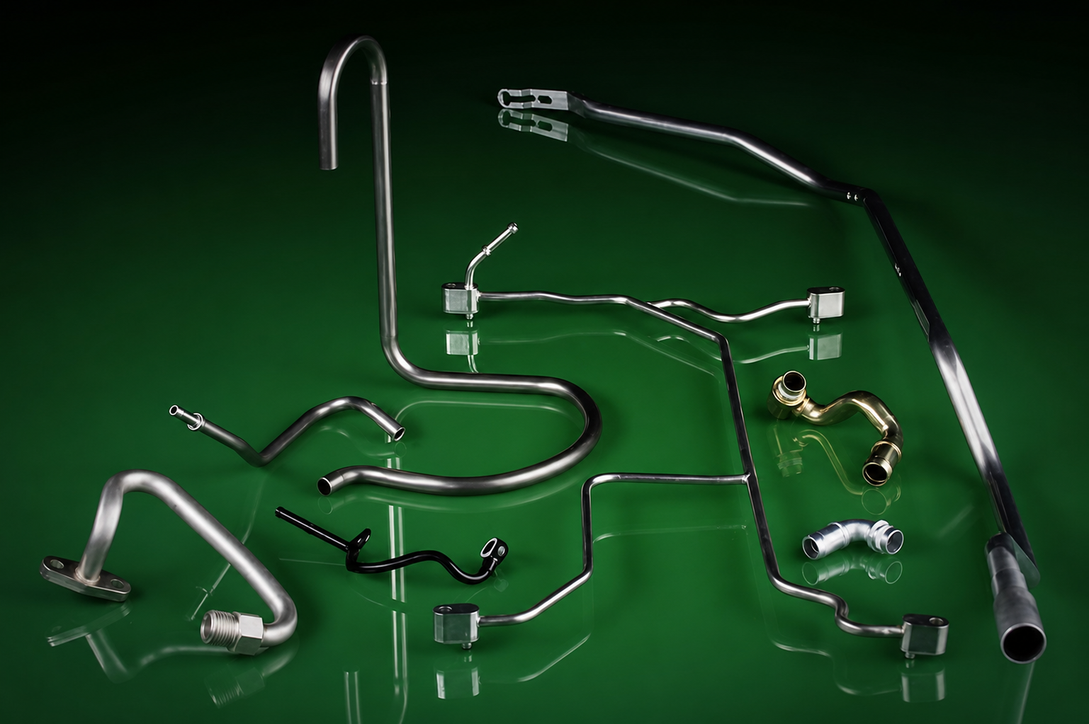 Precision bent and fabricated metal tubes